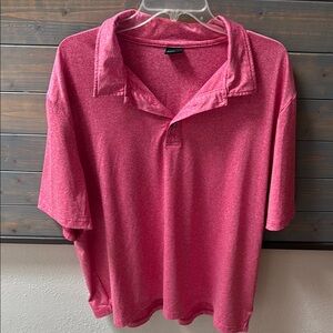 Short Par 4 Red Polo Shirt